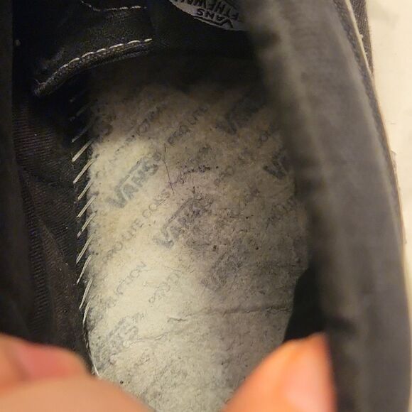 Vans Old Skool Skater Hi Top Black Sneakers Men's 13 - Picture 11 of 13